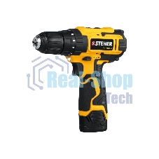 Дрель-шуруповерт аккумуляторная STEHER CD-120-2, Аккумуляторная, 12В, 2 АКБ, Кейс