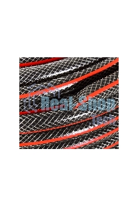 Шланг поливочный ПВХ усиленный премиум пищевой трехслойн. армир. 3/4 25м черный/красный Вихрь 73/7/2/7