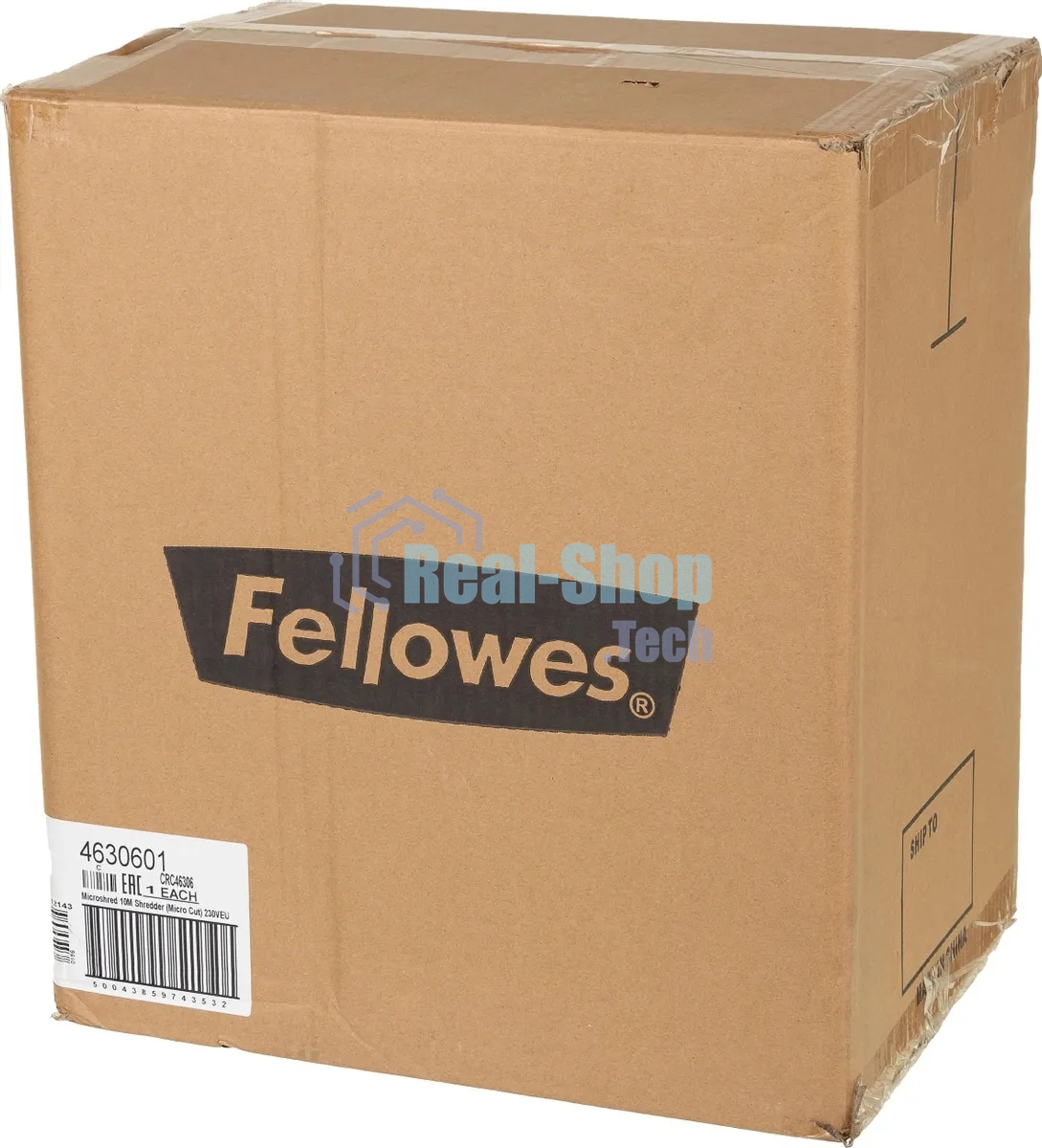 Шредер Fellowes Powershred 10M FS-4630601 DIN P-5, 2х15мм, 10лст., 19лтр., Safety Lock, с микрорезкой
