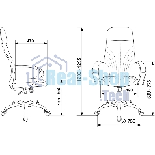 Кресло Бюрократ CH-610SL черный, экокожа