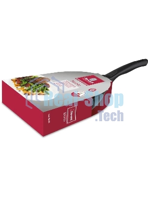 Сковорода ВОК Rondell Escurion RDA-870, 28 см, съемная ручка, с крышкой, черный