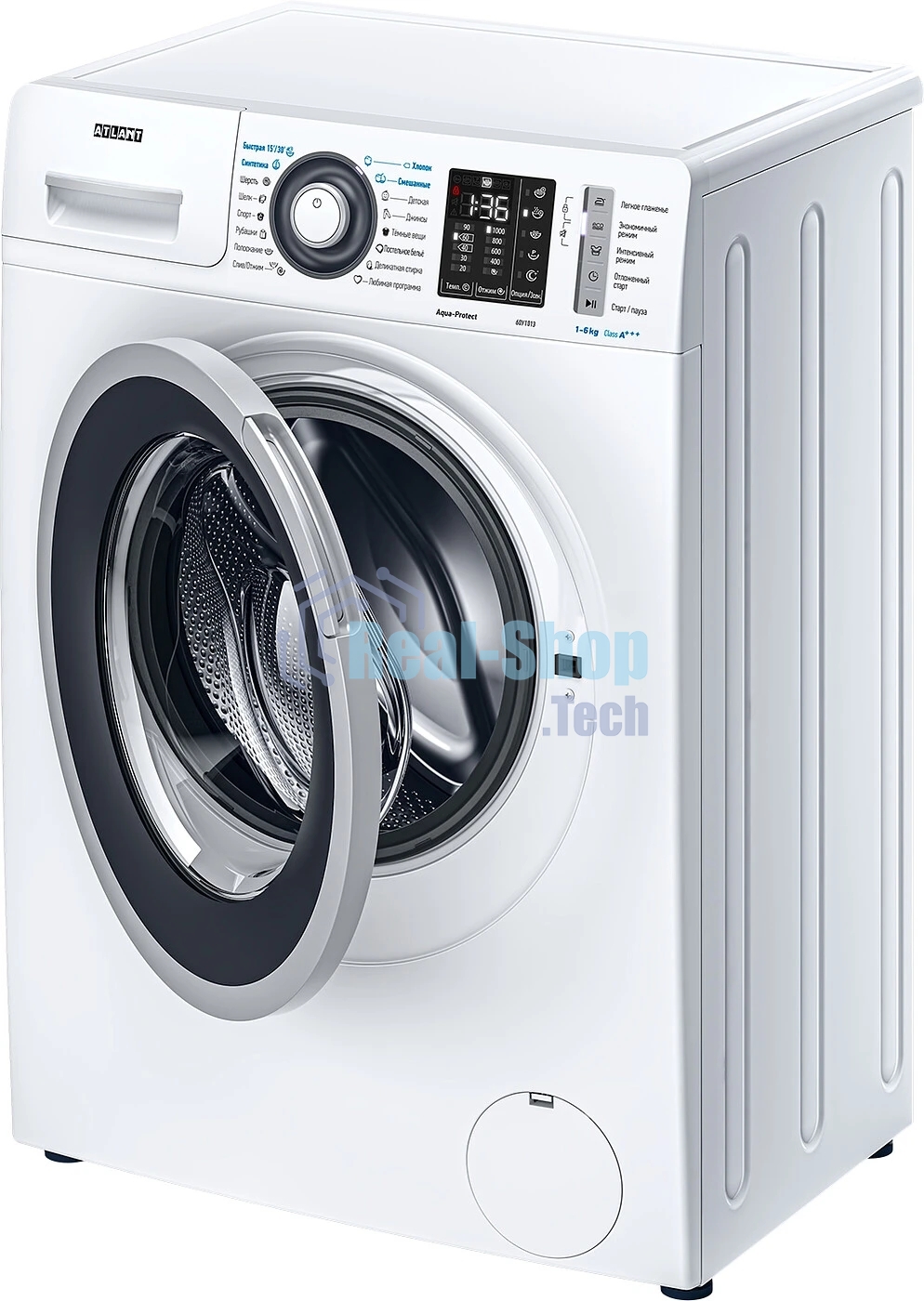 Стиральная машина Atlant СМА-60У1013-01 белый загр.фронтальная макс.:6кг 1000 об/мин класс: A+++