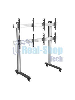 Мобильная стойка Wize Pro VWM2X2-55 для видеостены 2х2 из дисплеев 45