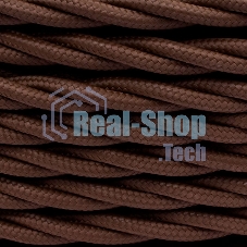 Провод ретро Bironi B1-435-72-50 3х2.5 матовый коричневый (уп. 50 м)