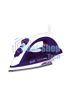 Утюг ECON ECO-BI1801 белый/фиолетовый, 1800 Вт
