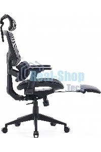 Кресло офисное Cactus CS-CHR-MC01-GYBK серый, сиденье черный, с подголов.