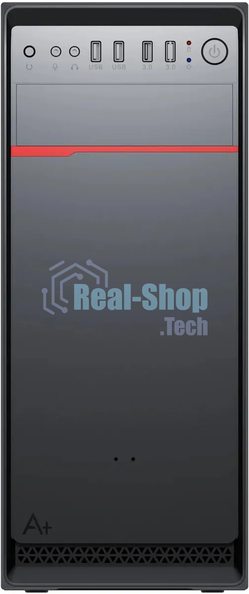 Компьютерный корпус Digma DCC-MD302 черный без БП ATX 1x80мм 3x120мм 2xUSB 2.0 2xUSB 3.0 audio