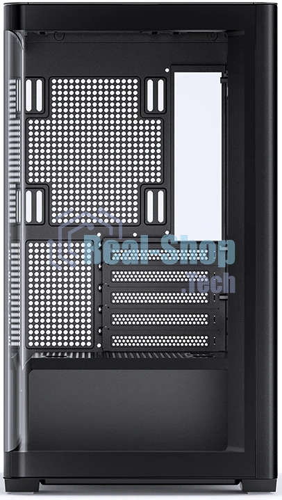 Корпус без блока питания Корпус JONSBO D300 Black MATX без БП, боковая панель из закаленного стекла, mini-ITX, micro-ATX, черный