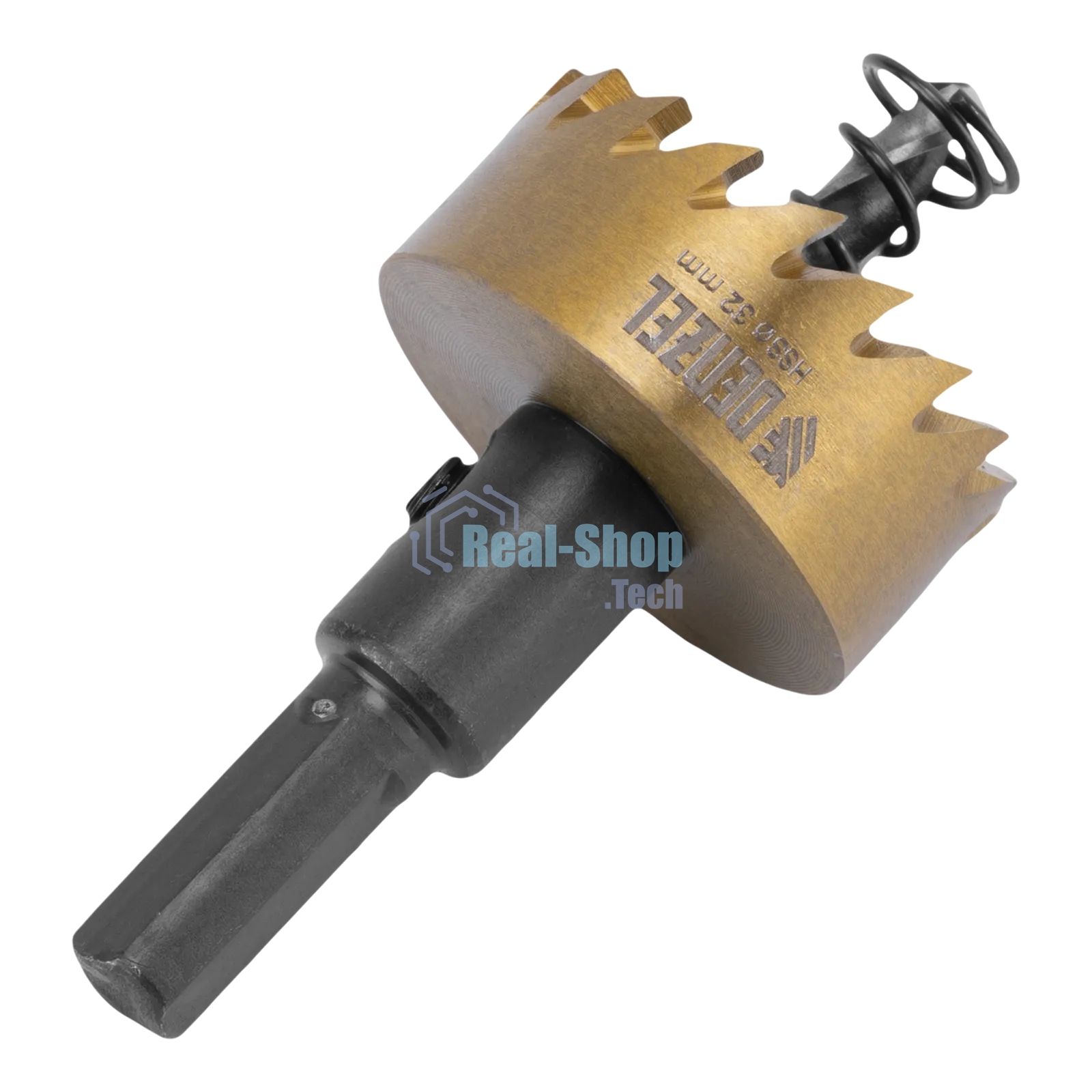 Коронка по металлу Denzel HSS, 32 мм, нитридтитановое покрытие