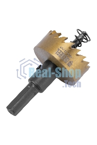 Коронка по металлу Denzel HSS, 32 мм, нитридтитановое покрытие