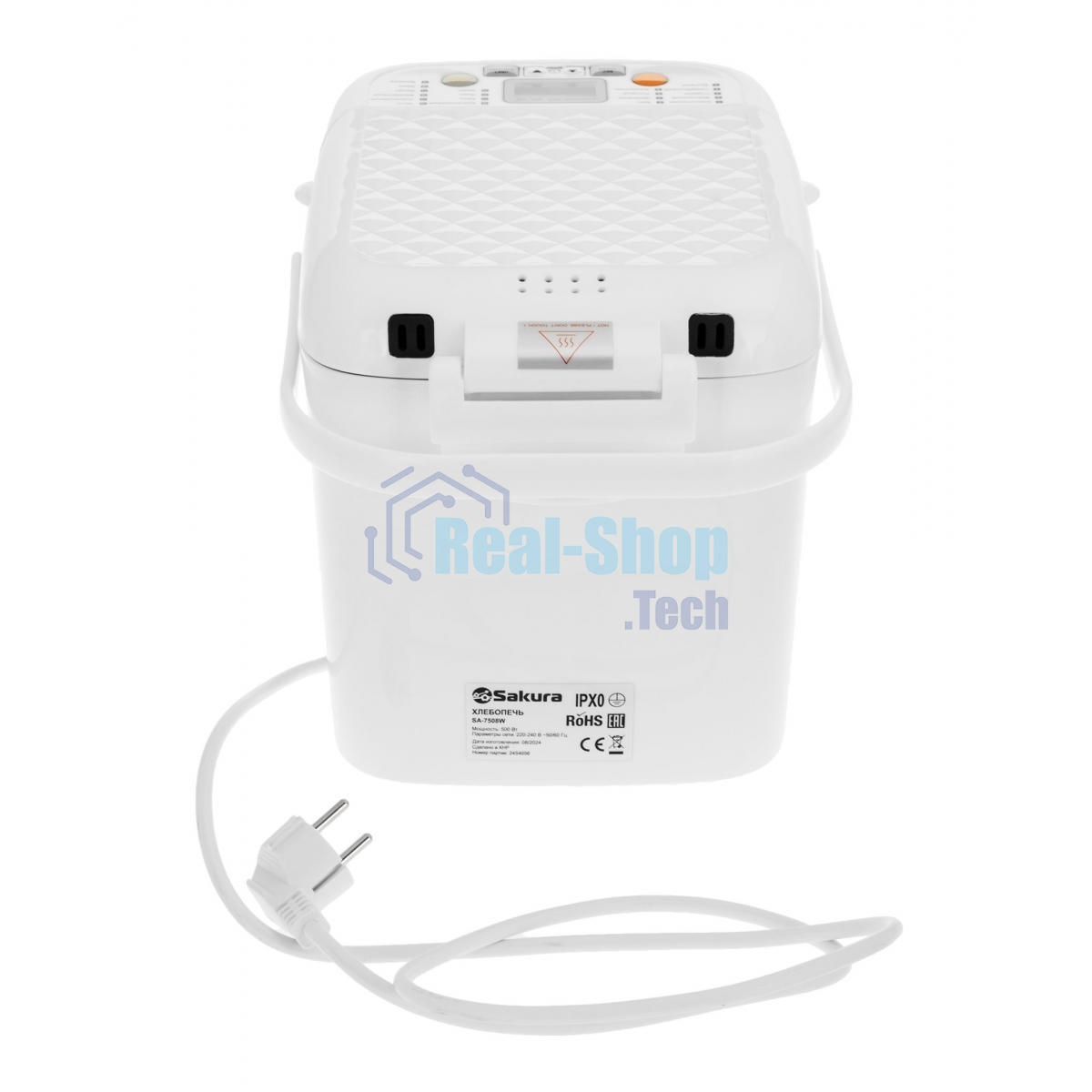 Хлебопечка Sakura SA-7508W 500 Вт, 19прогр 500/600гр
