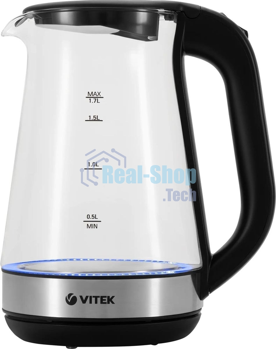 Чайник Vitek VT-1181 стекло Мощность: 2200 Вт. Объем: 1.7 л