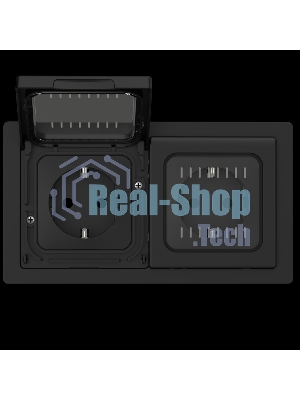 Рамка 2-местная IP55 Рпро-2-55-ФлЧ черный FLITE