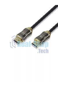 Кабель HDMI 19M/M,ver. 2.1, 8K@60 Hz 2m метал разъемы, нейлоновая оплетка Telecom TCG300-2M