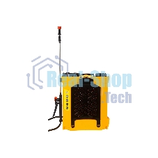 Опрыскиватель аккумуляторный Huter SP-12AC, аккумуляторный, ранцевый, 12л, желтый/черный