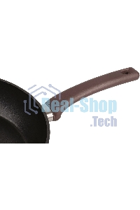 Сковорода ВОК (WOK) Rondell Fest RDA-1527 круглая 28 см, покрытие: Xylan Plus ручка несъемная (с крышкой) черный