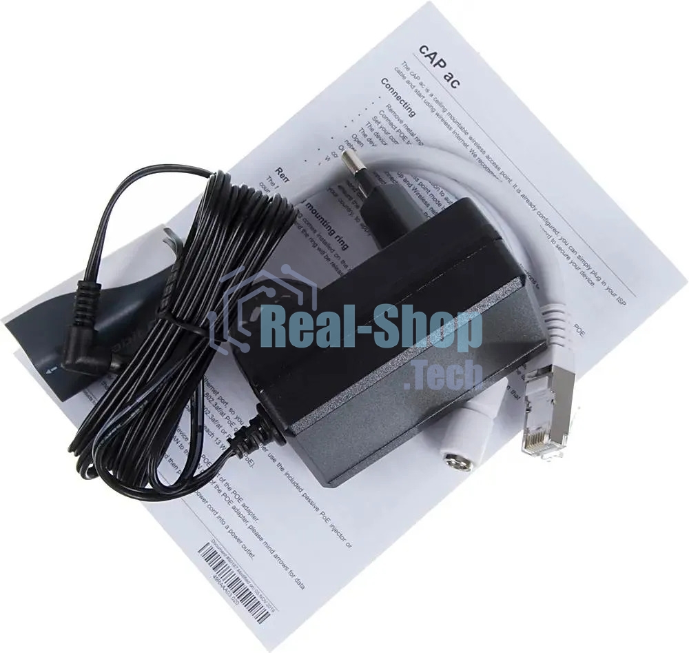 Точка доступа Mikrotik cAP ac (RBcAPGi-5acD2nD), 2.4/5ГГц, 802.11ac, 2х10/100/1000