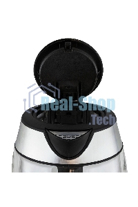 Чайник электрический JVC JK-KE1825 1,7 л, 2200 Вт, черный с серебристым