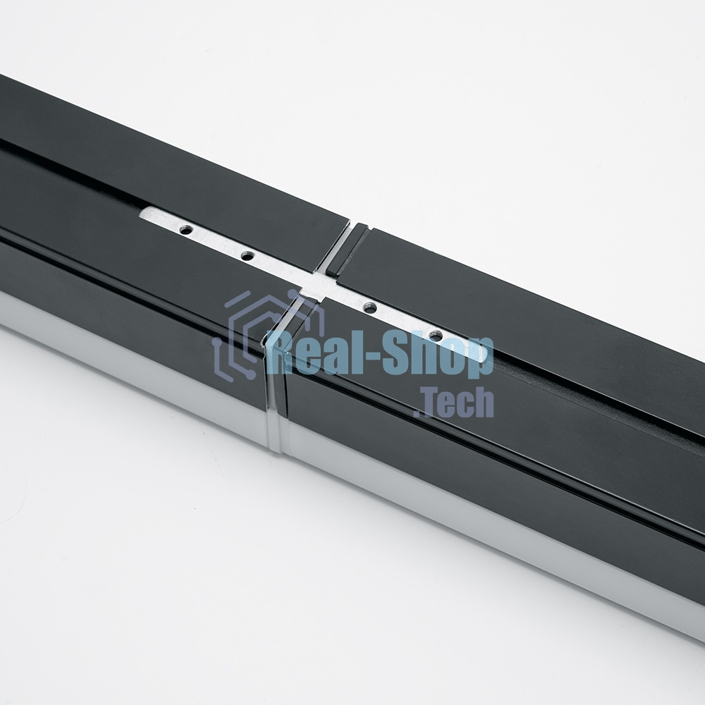 Светильник светодиодный Feron AL4020 ДПО-24вт 6500К 2400Лм линейный рассеиватель матовый в алюминиевом корпусе черный