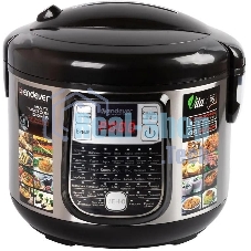 Мультиварка Endever Vita-95, мощность 1000 Вт, черный/стальной, емкость 5л, 45 авторежимов работы, книга рецептов