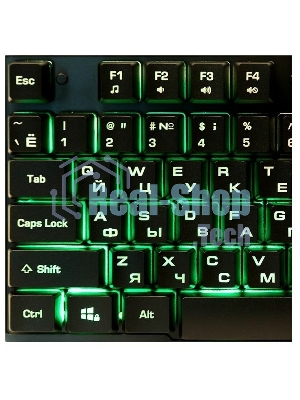 Комплект клавиатура+мышь Nakatomi KMG-2305U проводной, USB, 1600 DPI, черный