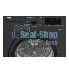 Сушильная машина Beko DF7412Gb черный, 8 кг, сушка - тепловой насос, программ - 15, 59.7 x 84.6 x 53.7 см