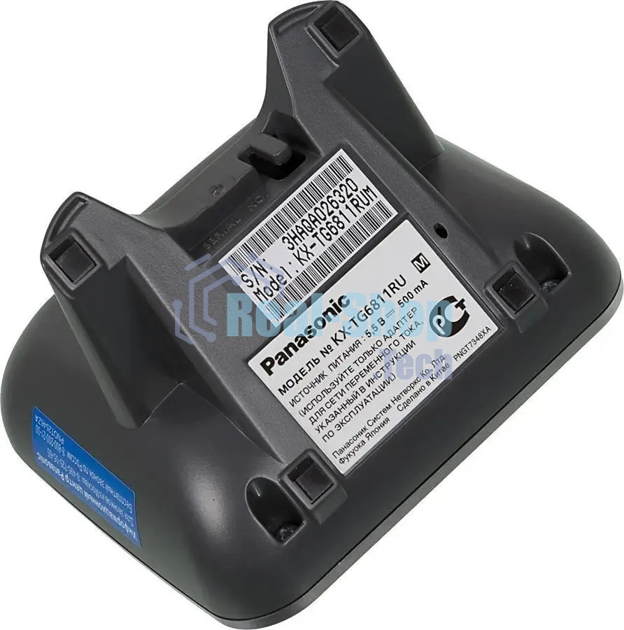 Телефон беспроводной (DECT) Panasonic KX-TG6811RUM (серебристый) Беспроводной DECT,40 мелодий,телефонный справочник 120 зап.