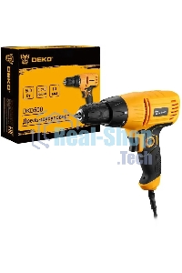 Дрель-шуруповерт сетевая Deko DKD500 083-1002, 500Вт, Кейс