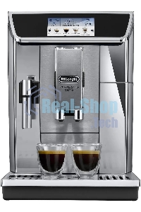 Кофемашина автоматическая DeLonghi ECAM650.75.MS металлик/черный, исп. кофе - молотый/зерновой, 2 л, 1450 Вт, 19 Бар.