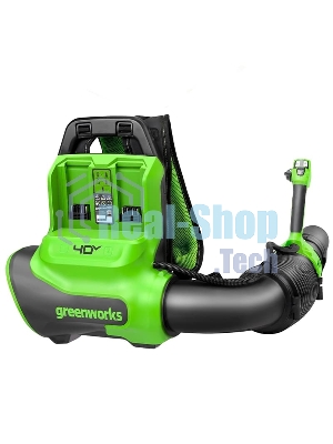 Воздуходув-Садовый Пылесос аккумуляторный GreenWorks GD40BPG2 40V, бесщеточный, без АКБ и ЗУ (2408107)