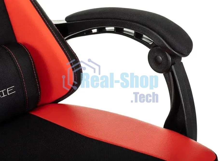 Кресло игровое Zombie Rudger черный/красный