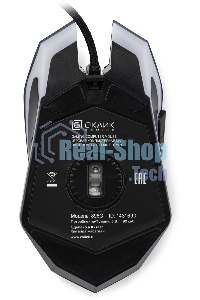 Мышь проводная Oklick 896G черный, 12800 dpi, USB, кнопки - 5