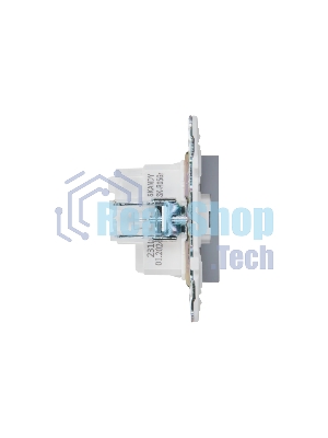 Розетка с/з без защитных шторок 16А IEK SKANDY SK-R05Gr серый