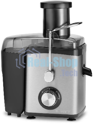 Соковыжималка Vitek VT-3653 серебристый, центробежная, 1000 Вт, 600 мл, механическое