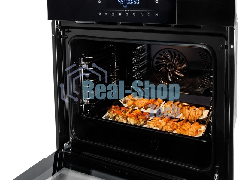 Духовой шкаф-пароварка электрический встраиваемый Graude BMDP 60.1 E черный/серебристый