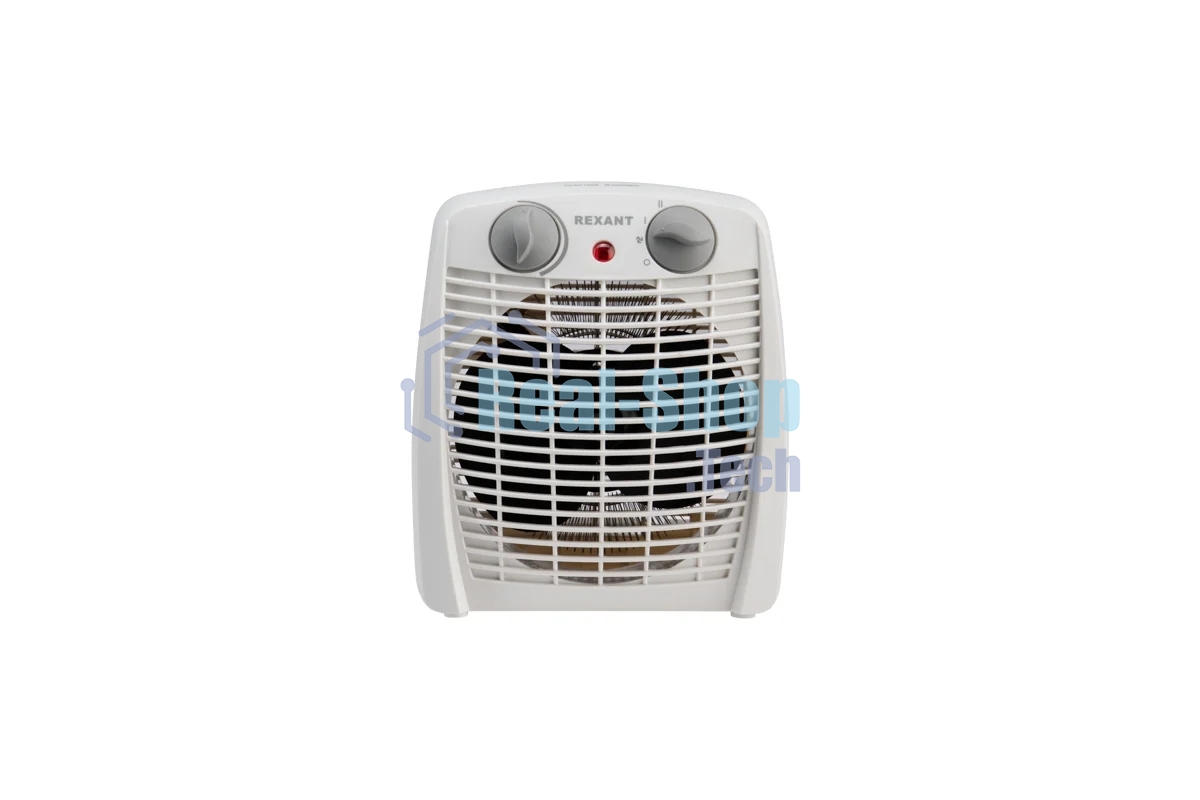Тепловентилятор Rexant 60-0033, белый, 2000 Вт, 20 м2, термостат