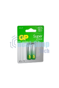 Алкалиновые батарейки GP Super Alkaline G-Tech 15А АA - 2 шт. на блистере