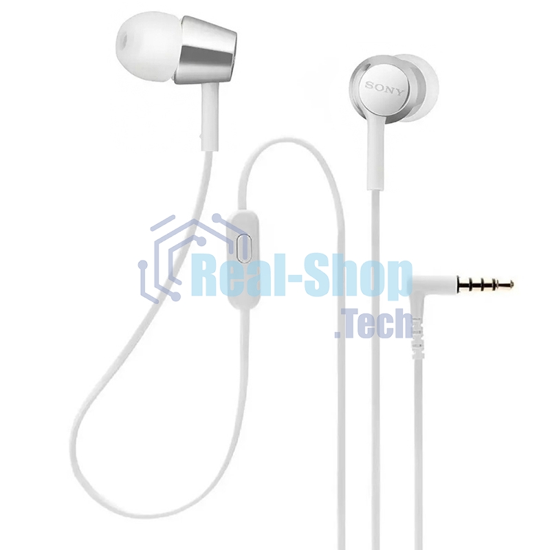 Гарнитура внутриканальные Sony MDR-EX155AP 1.2м белый проводные в ушной раковине (MDR-EX155APW)