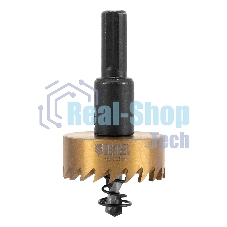 Коронка по металлу Denzel HSS, 35 мм, нитридтитановое покрытие