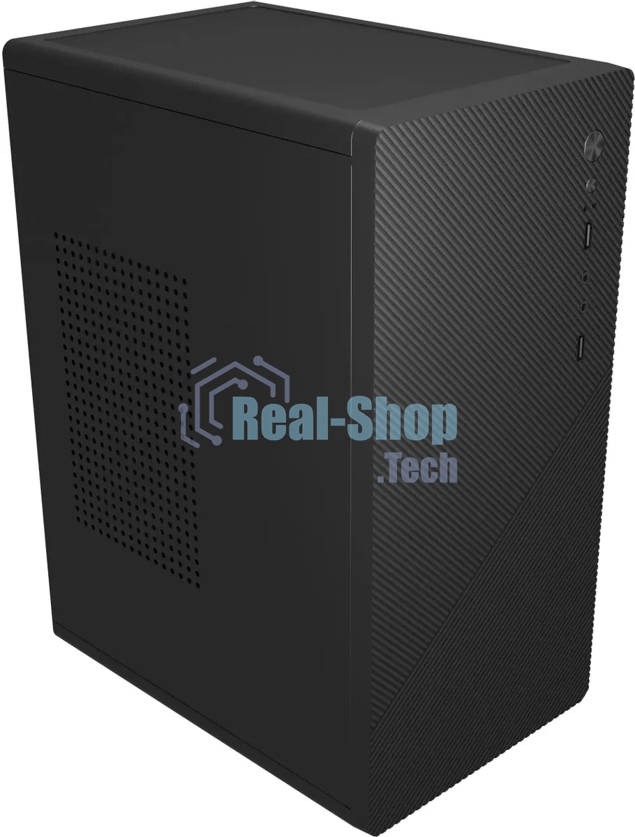 Компьютерный корпус Accord Entry ACC-2054B черный без БП mATX 1x80мм 2xUSB 2.0 audio