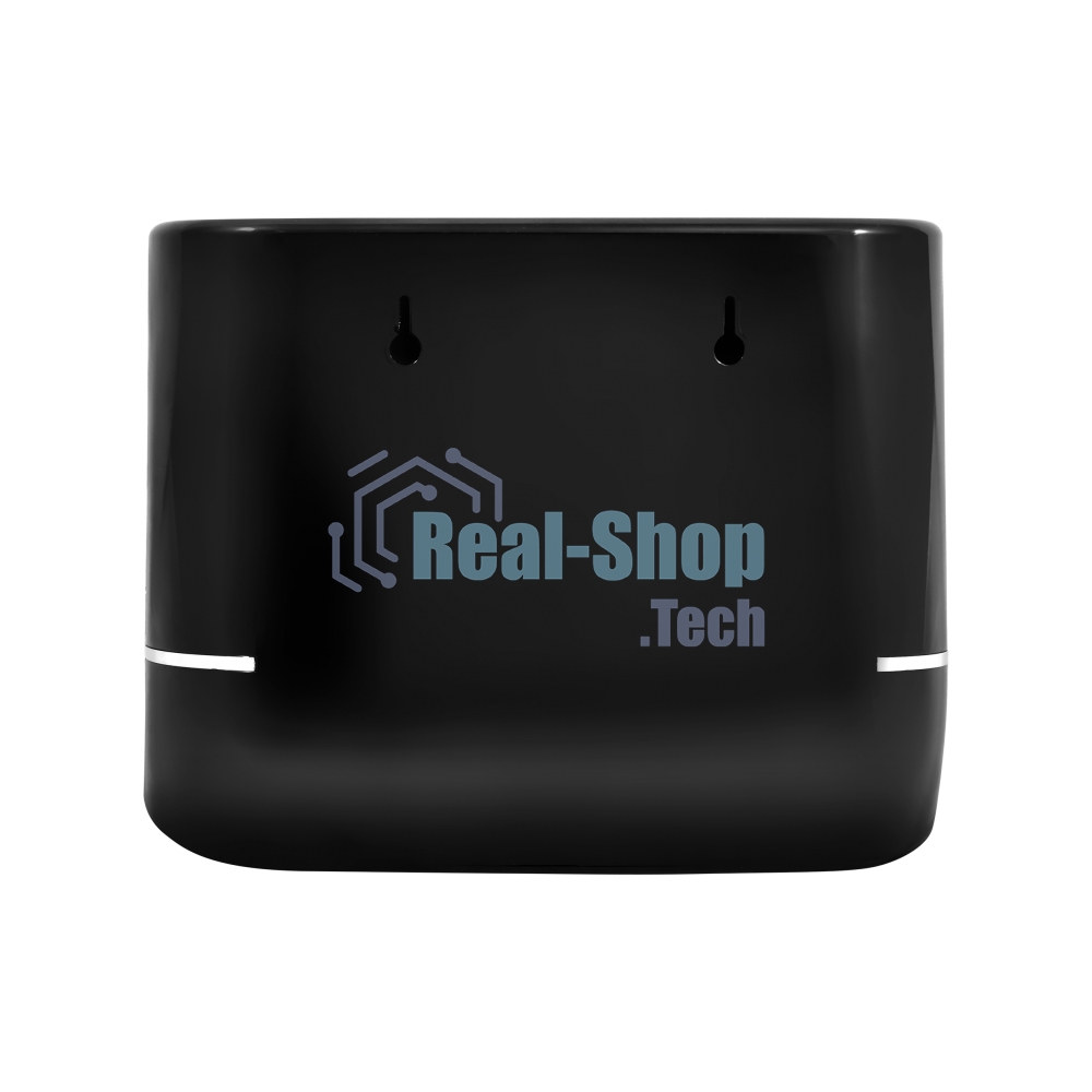 Диспенсер бумажных полотенец Puff 5135Bl, черный, с замком, ABS-пластик