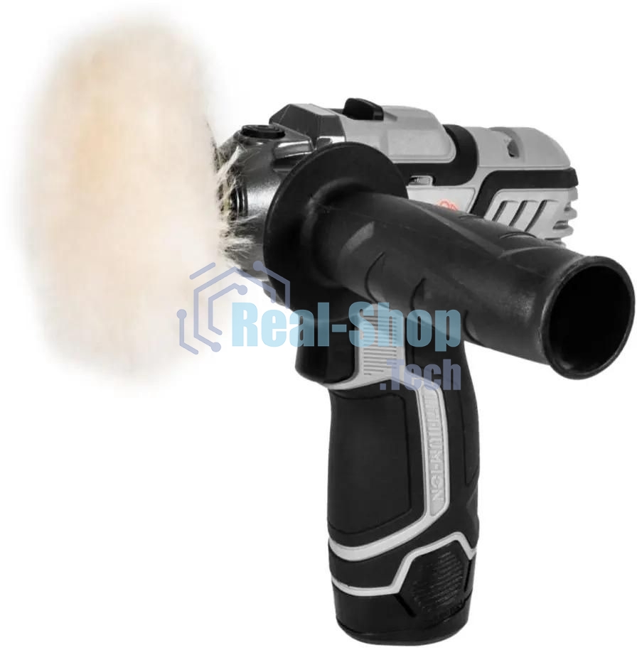 Полировальная машина Интерскол АПМ-76/12Э 8300об/мин рез.шпин.:M8 d=76мм (806.2.2.70)