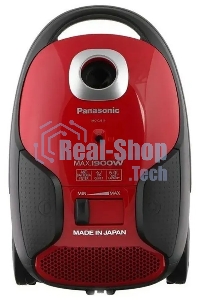 Пылесос Panasonic MC-CJ911R красный/черный, 380/1900 Вт, уборка сухая, пылесборник мешок 6 л
