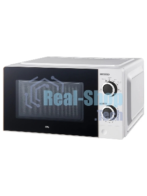 Микроволновая печь JVC JK-MW121M белый, 20 л, 700 Вт, переключатели - поворотный механизм