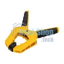 Струбцина клещеобразная Denzel усиленная 80 х 60 мм, двухкомпонентные рукоятки