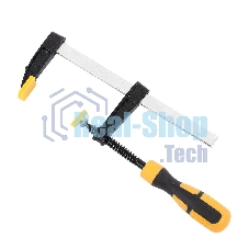 Струбцина F-образная Deli DL110830 300x80 мм, макс. усилие зажима 1500N, резьба 9,5мм