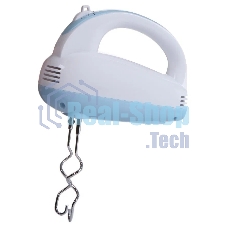 Миксер Maxwell MW-1360(W) Мощность 300 Вт.5 скорост. режимов.Номинальная потребляемая мощность 120 В