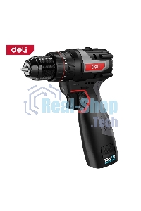 Дрель-шуруповерт аккумуляторная Deli DE-CZ16-1D2, 16В, 2 АКБ, Ударная, Сумка