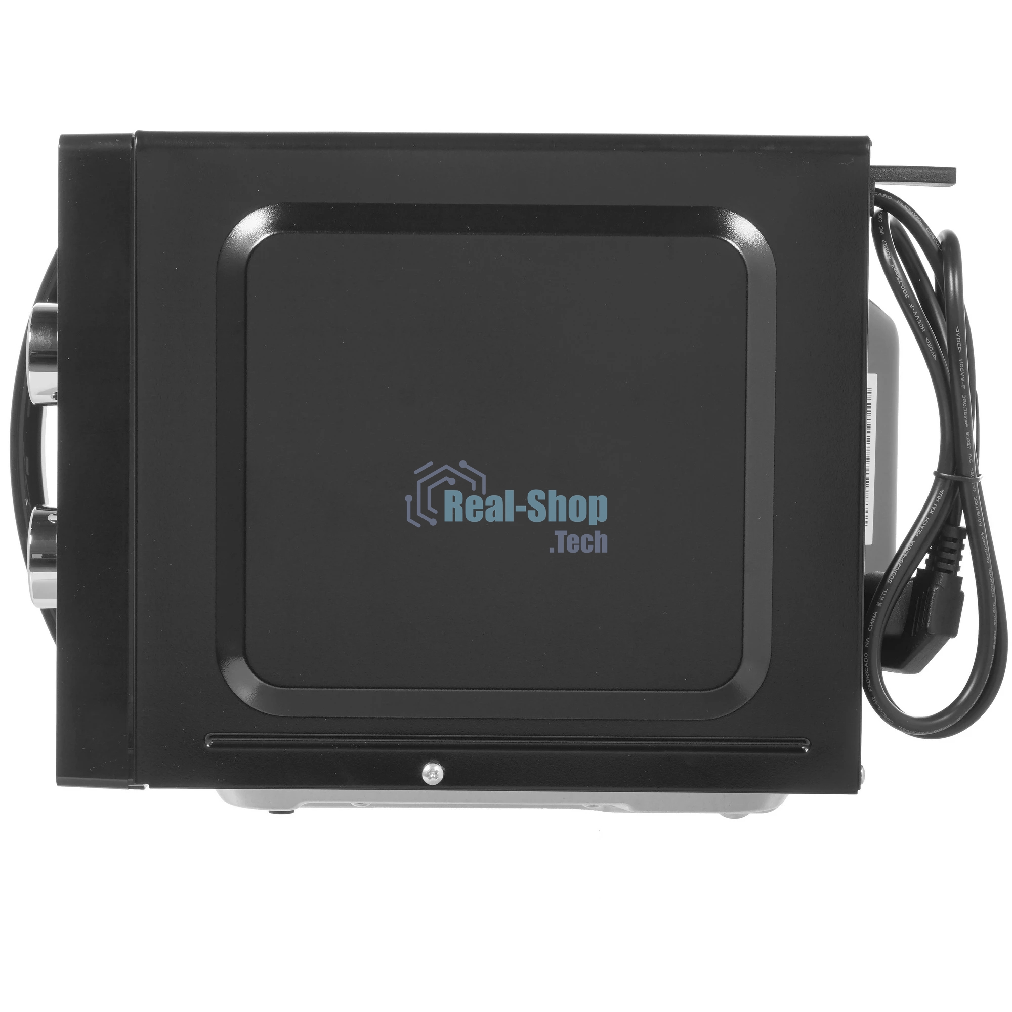 Микроволновая печь Hyundai HYM-M2063 черный, 20 л, 700 Вт, переключатели - поворотный механизм