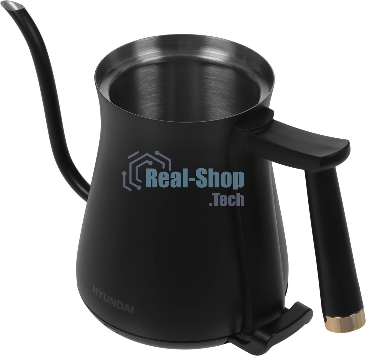 Чайник электрический Hyundai HYK-S5500 0.7 л, 1000 Вт, черный